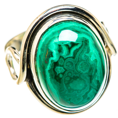 Malachite Rings handcrafted by Ana Silver Co - RING127844 - Photo 2