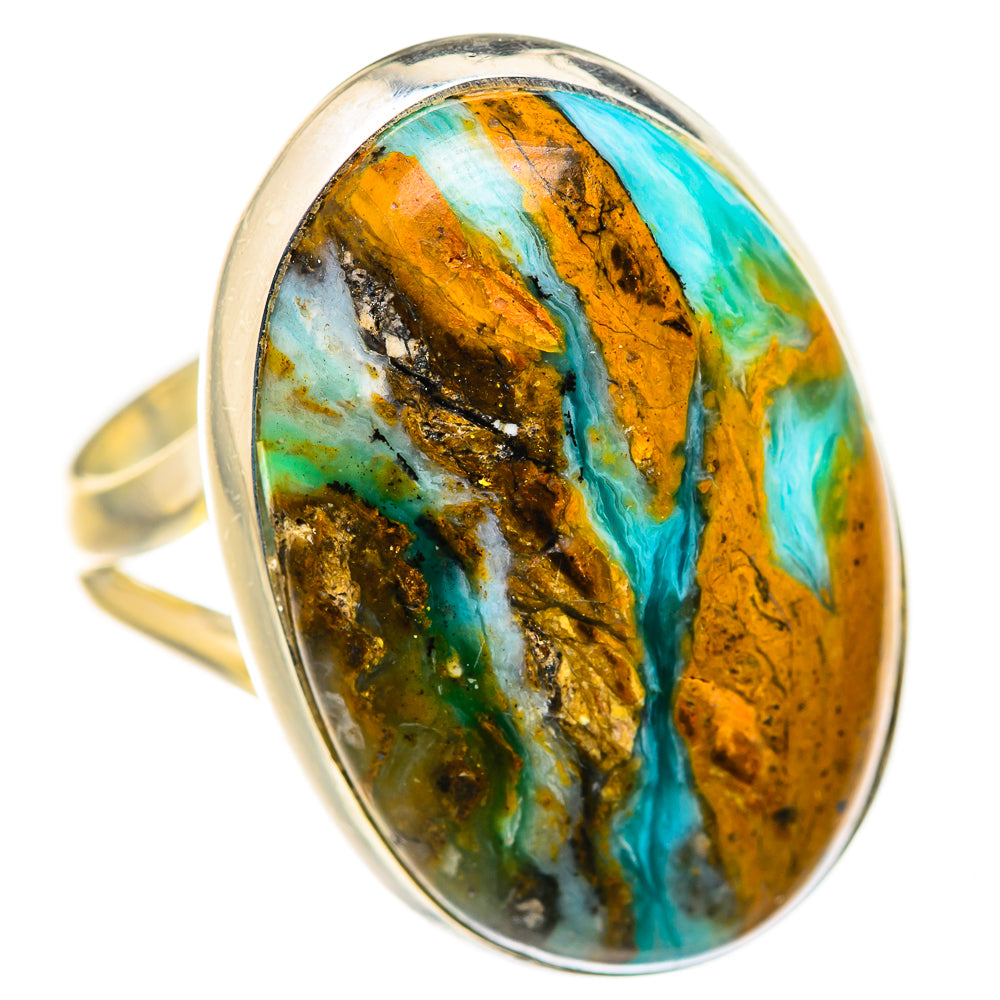 Peruvian Opal Rings handcrafted by Ana Silver Co - RING127857 - Photo 2