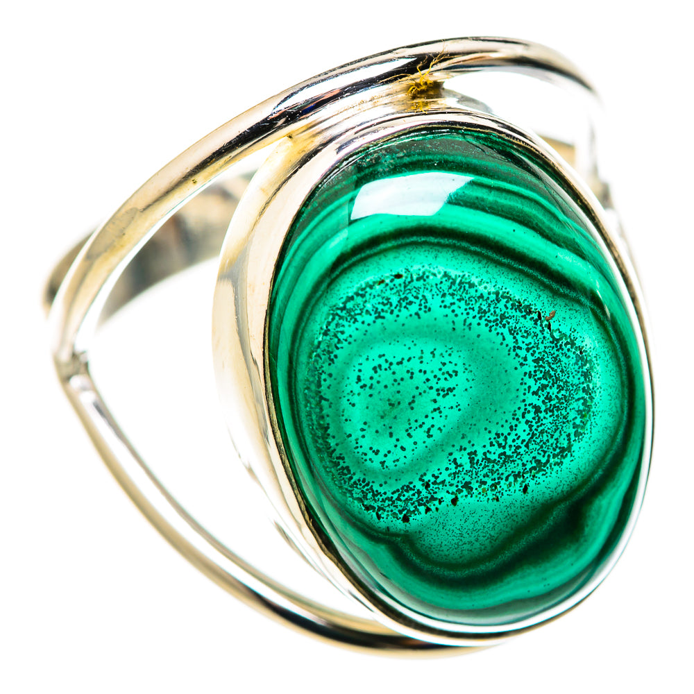 Malachite Rings handcrafted by Ana Silver Co - RING127869 - Photo 2