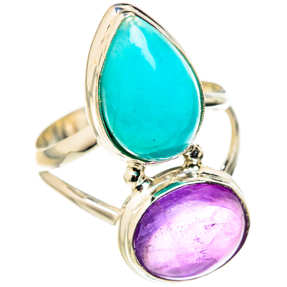 Larimar Rings handcrafted by Ana Silver Co - RING127880 - Photo 2