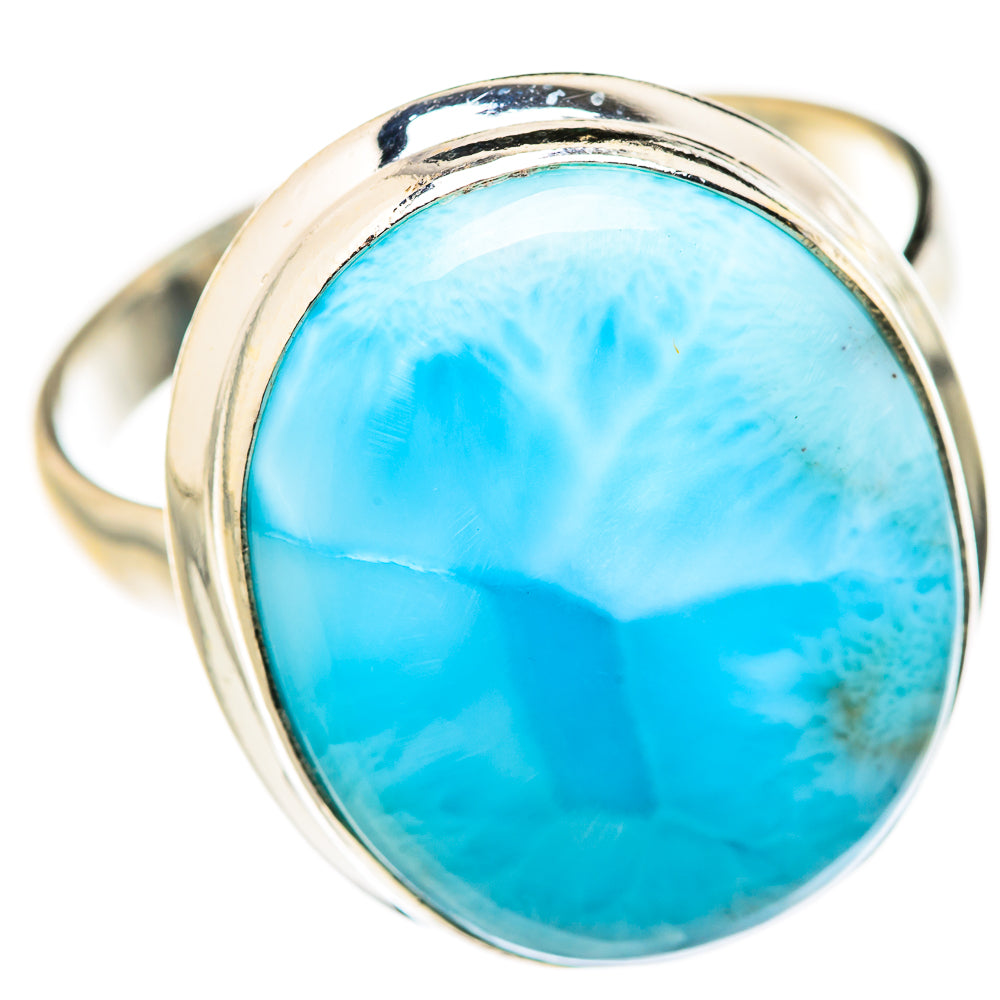 Larimar Rings handcrafted by Ana Silver Co - RING127888 - Photo 2