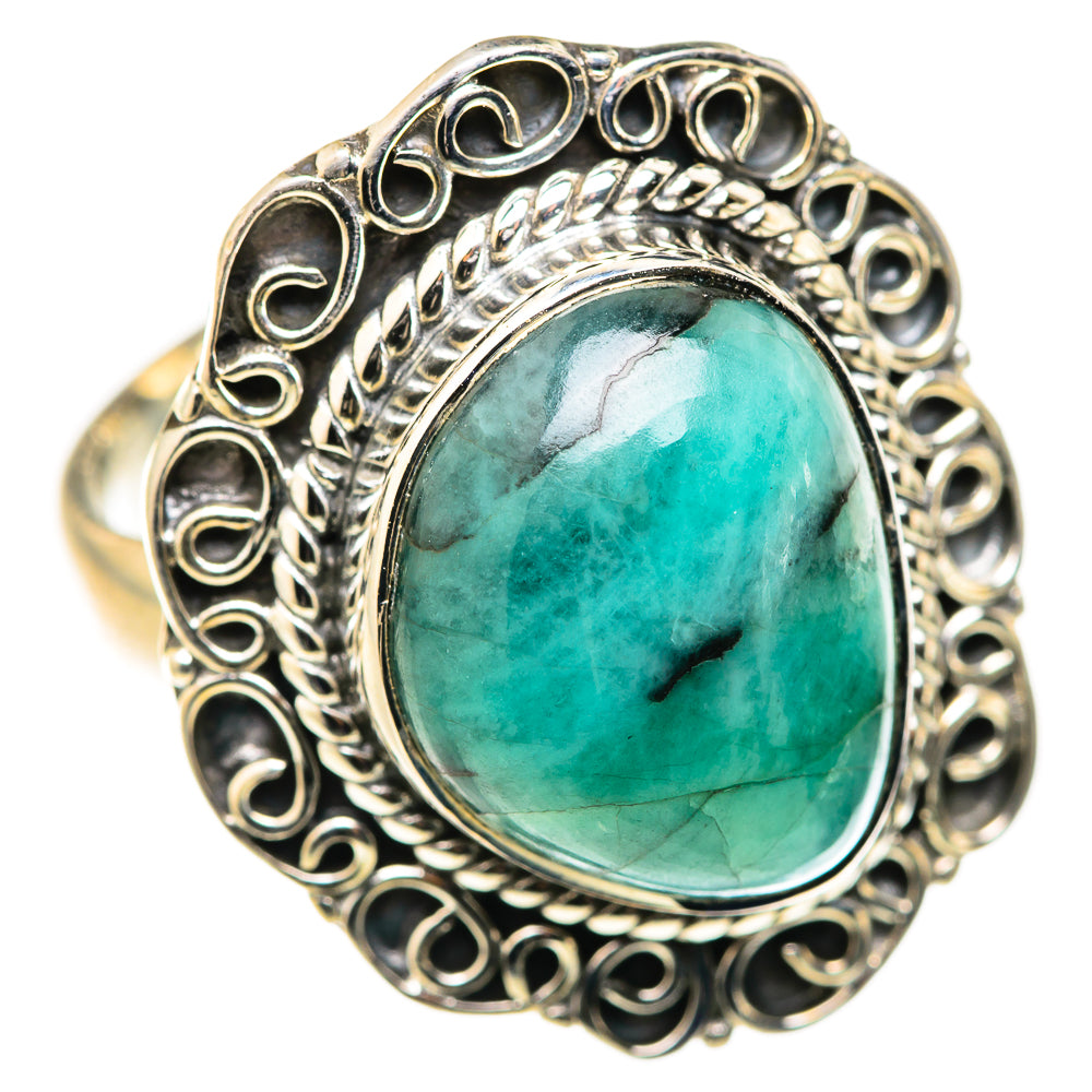 Emerald Rings handcrafted by Ana Silver Co - RING127894 - Photo 2