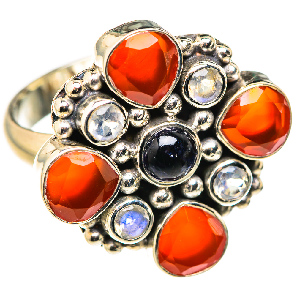 Red Onyx Rings handcrafted by Ana Silver Co - RING127900 - Photo 2
