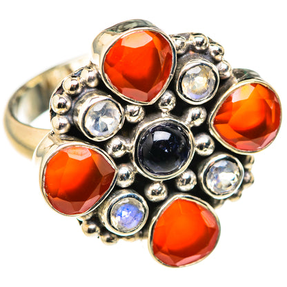 Red Onyx Rings handcrafted by Ana Silver Co - RING127900 - Photo 2