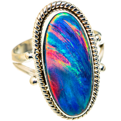 Aura Opal Rings handcrafted by Ana Silver Co - RING127909 - Photo 2
