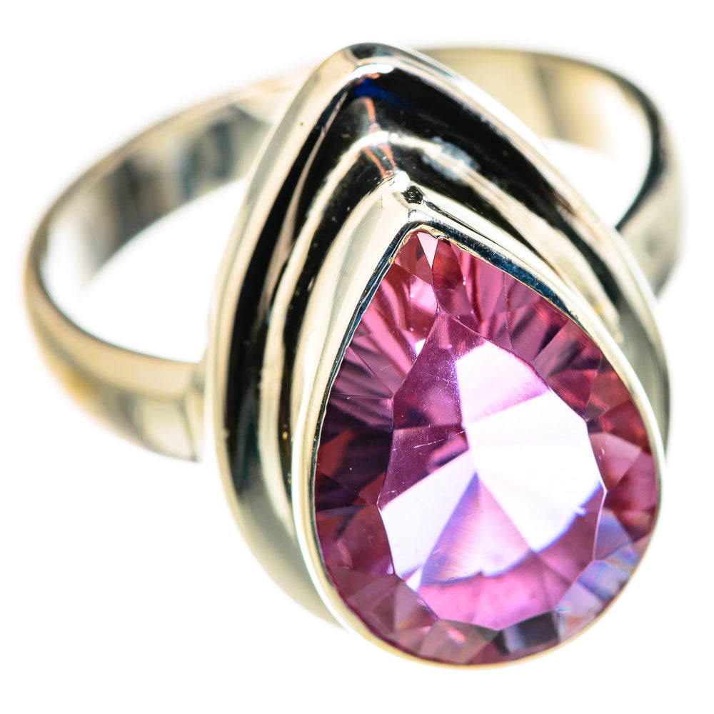 Color Change Alexandrite (Lab.) Rings handcrafted by Ana Silver Co - RING127928 - Photo 2