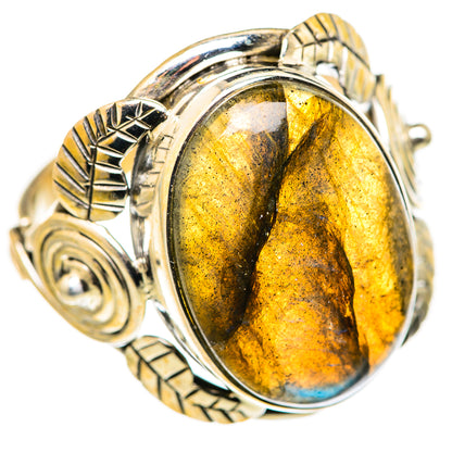 Labradorite Rings handcrafted by Ana Silver Co - RING127943 - Photo 2