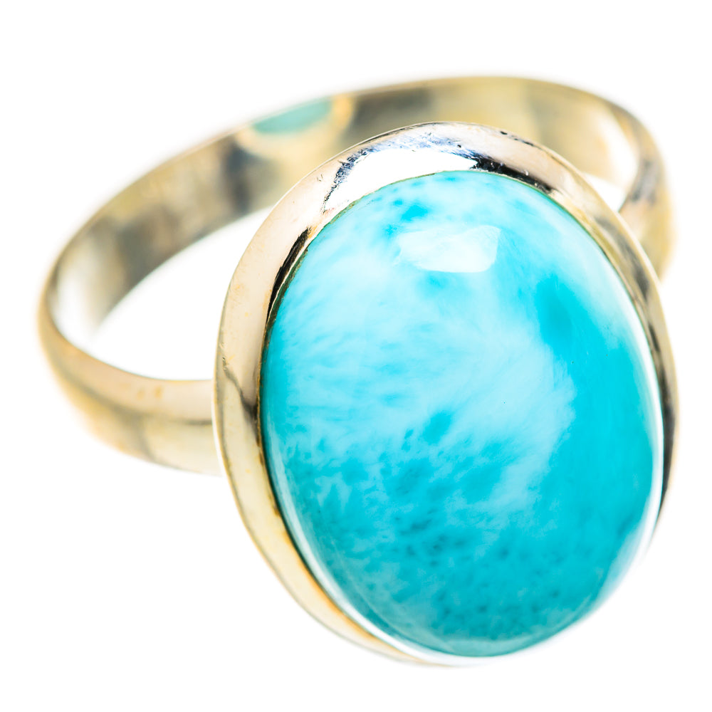 Larimar Rings handcrafted by Ana Silver Co - RING127946 - Photo 2
