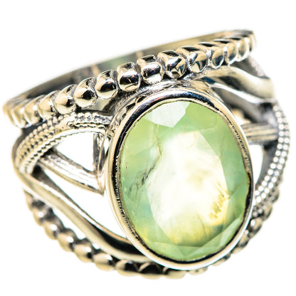 Prehnite Rings handcrafted by Ana Silver Co - RING127950 - Photo 2