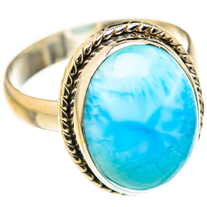 Larimar Rings handcrafted by Ana Silver Co - RING127962 - Photo 2