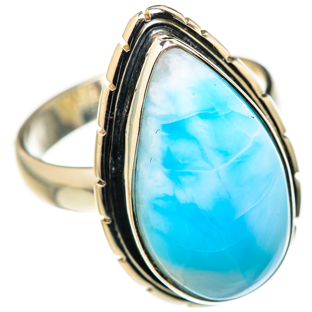 Larimar Rings handcrafted by Ana Silver Co - RING127965 - Photo 2