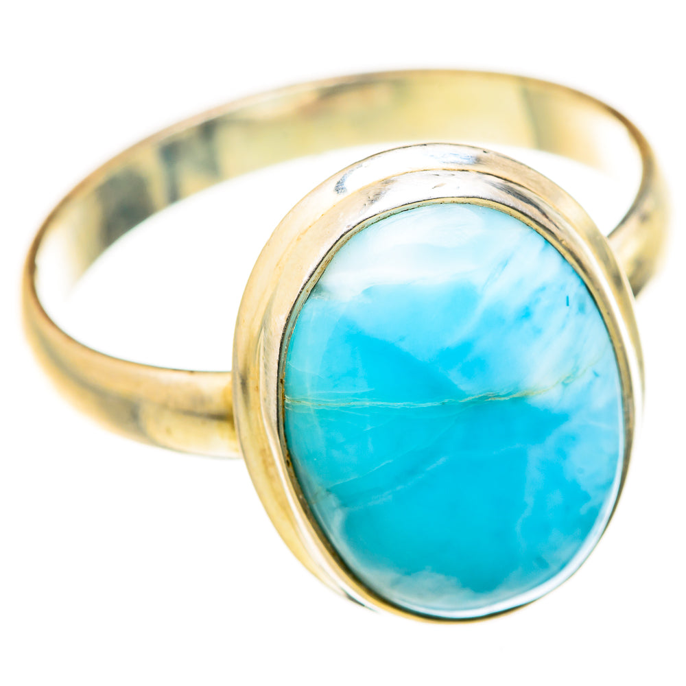 Larimar Rings handcrafted by Ana Silver Co - RING127971 - Photo 2