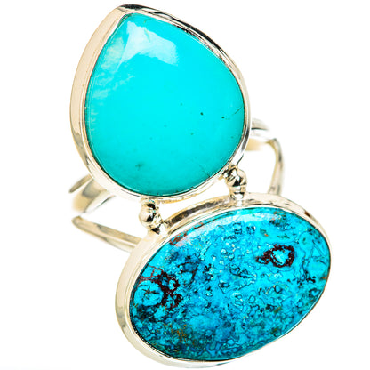Shattuckite Rings handcrafted by Ana Silver Co - RING127979 - Photo 2