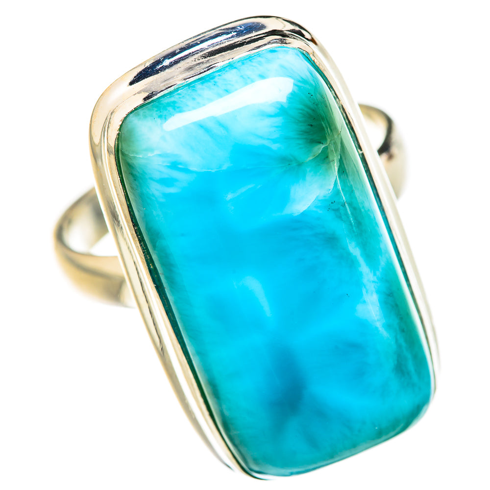 Larimar Rings handcrafted by Ana Silver Co - RING127982 - Photo 2