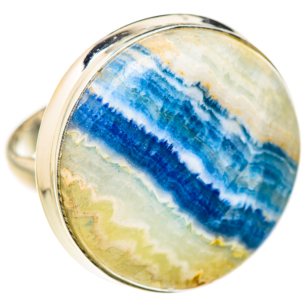 Blue Scheelite Rings handcrafted by Ana Silver Co - RING127984 - Photo 2
