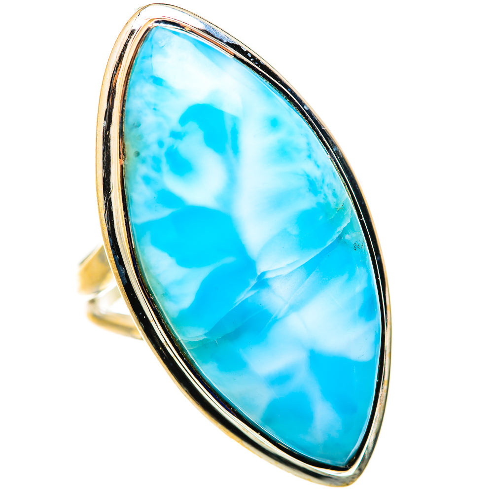 Larimar Rings handcrafted by Ana Silver Co - RING127986 - Photo 2