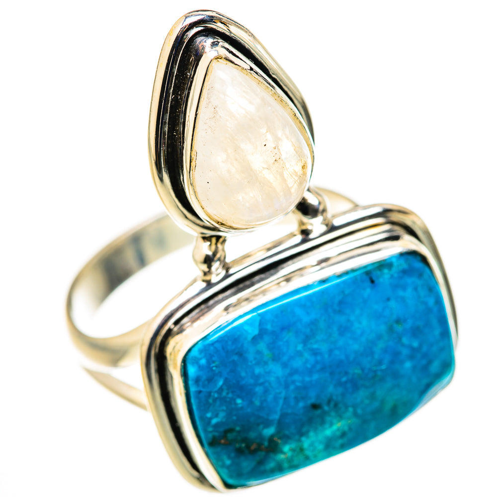 Chrysocolla Rings handcrafted by Ana Silver Co - RING127987 - Photo 2