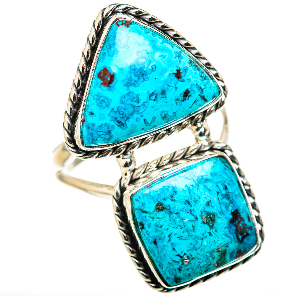 Shattuckite Rings handcrafted by Ana Silver Co - RING128003 - Photo 2