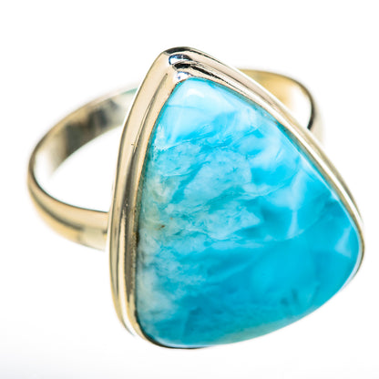 Larimar Rings handcrafted by Ana Silver Co - RING128009 - Photo 2