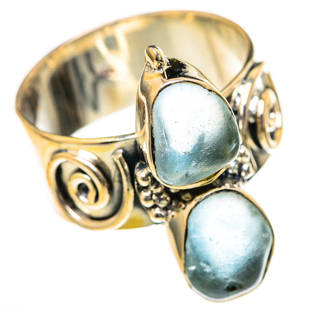 Aquamarine Rings handcrafted by Ana Silver Co - RING128012 - Photo 2