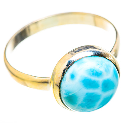 Larimar Rings handcrafted by Ana Silver Co - RING128014 - Photo 2