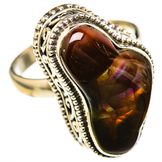 Mexican Fire Agate Rings handcrafted by Ana Silver Co - RING128021 - Photo 2