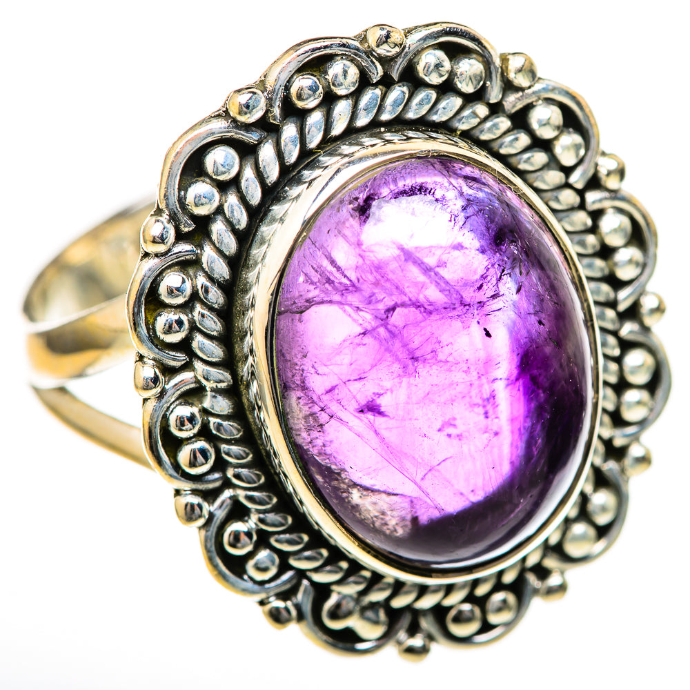 Amethyst Rings handcrafted by Ana Silver Co - RING128024 - Photo 2