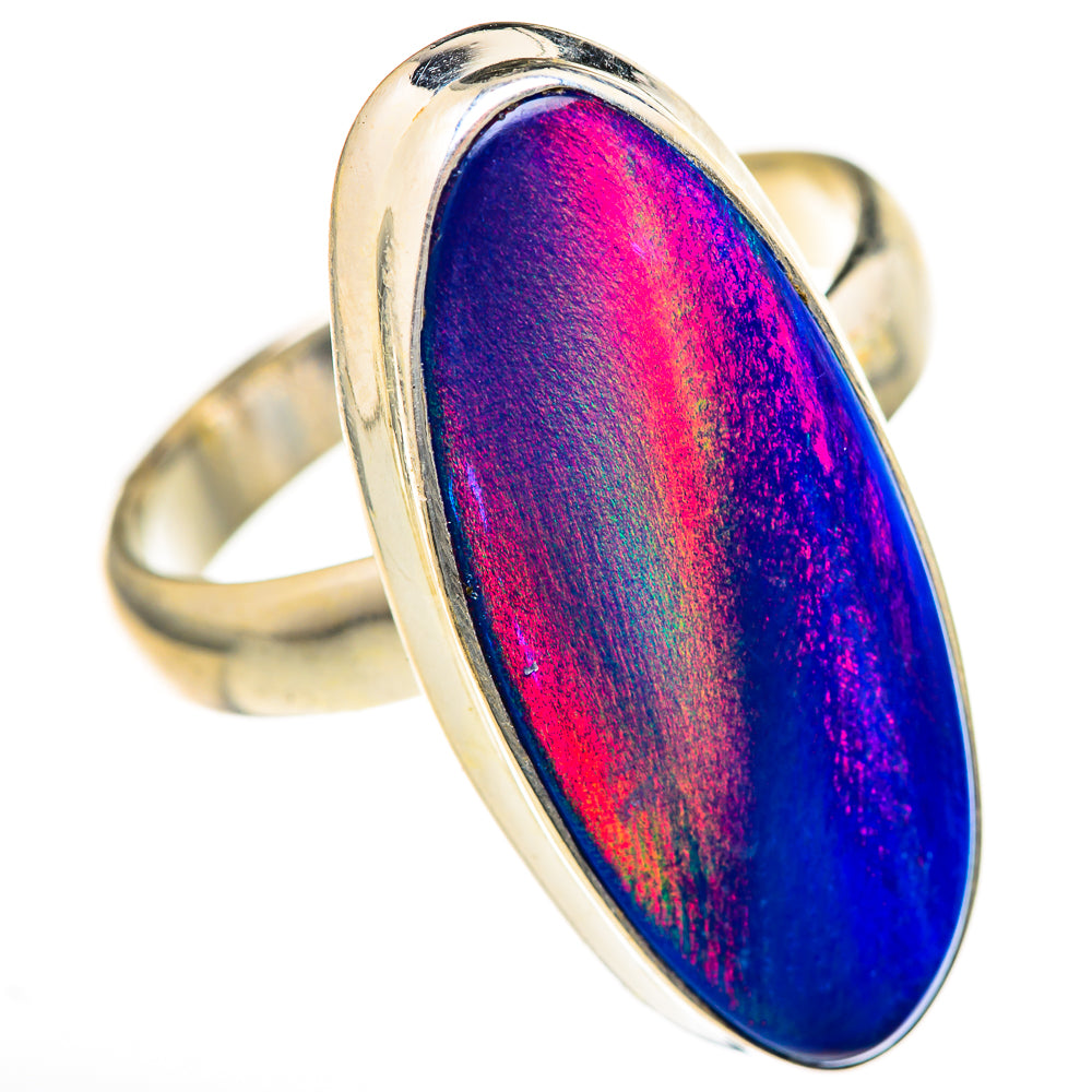 Aura Opal Rings handcrafted by Ana Silver Co - RING128031 - Photo 2