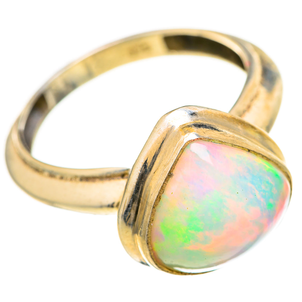 Ethiopian Opal Rings handcrafted by Ana Silver Co - RING128034 - Photo 2