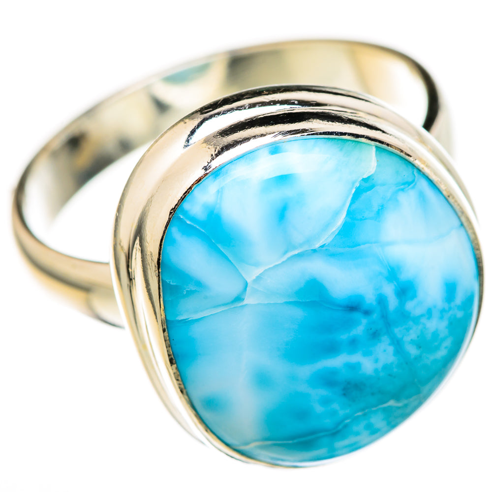 Larimar Rings handcrafted by Ana Silver Co - RING128038 - Photo 2