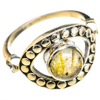 Labradorite Rings handcrafted by Ana Silver Co - RING128039 - Photo 2