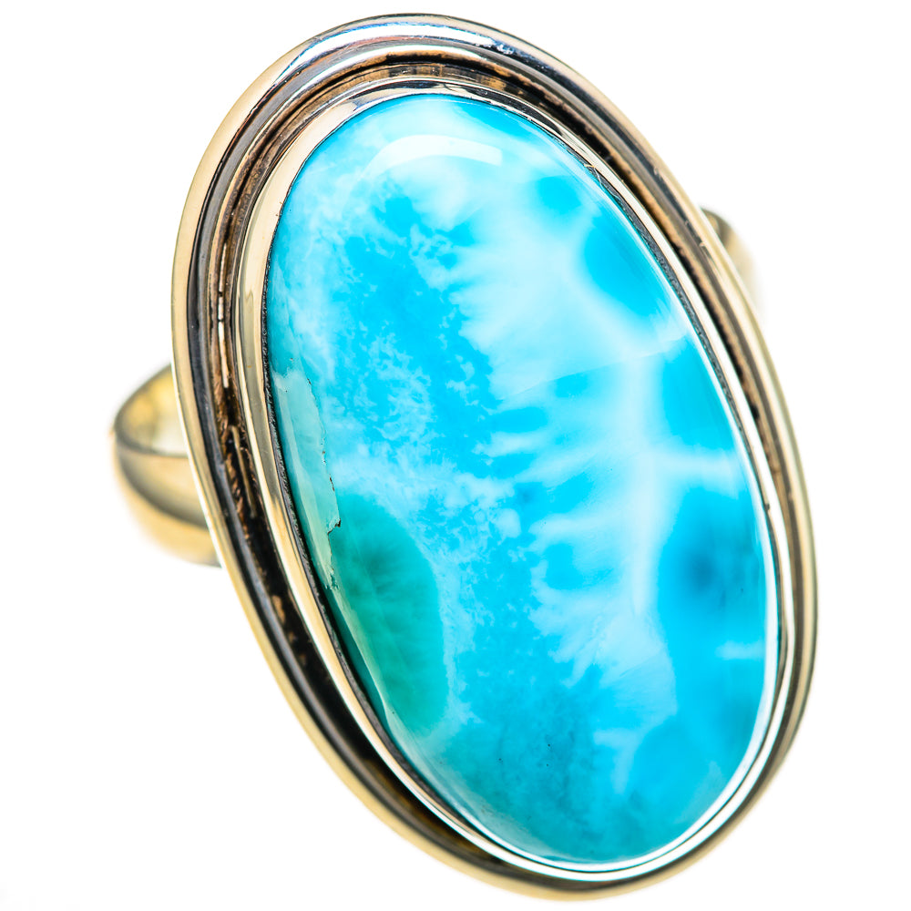 Larimar Rings handcrafted by Ana Silver Co - RING128040 - Photo 2