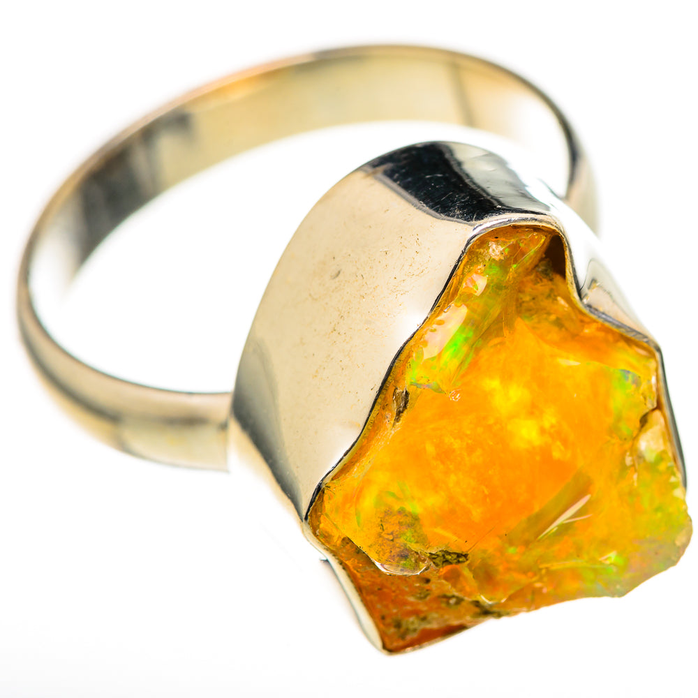 Ethiopian Opal Rings handcrafted by Ana Silver Co - RING128062 - Photo 2