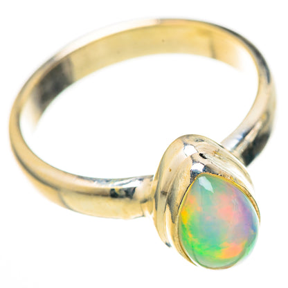 Ethiopian Opal Rings handcrafted by Ana Silver Co - RING128063 - Photo 2