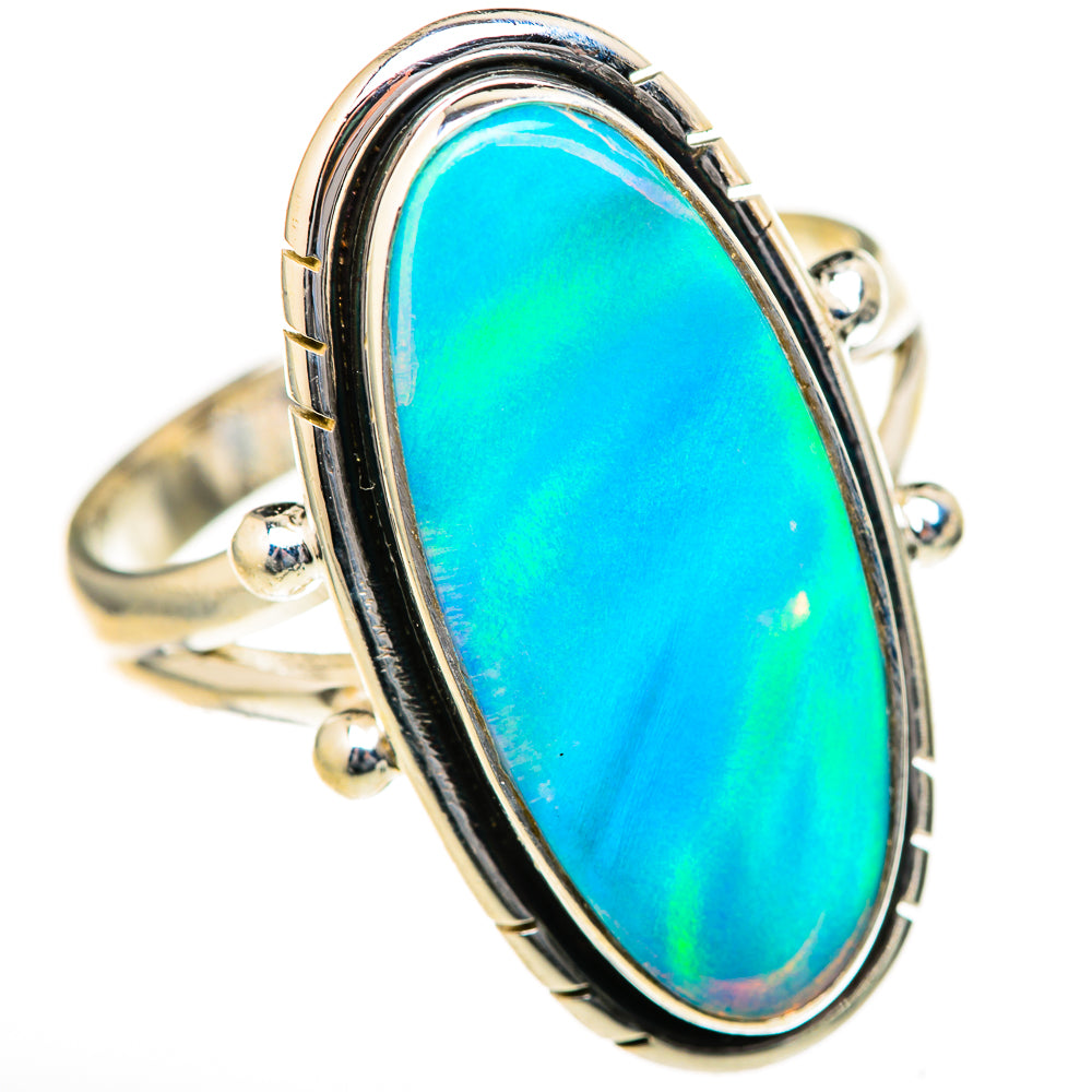 Aura Opal Rings handcrafted by Ana Silver Co - RING128065 - Photo 2