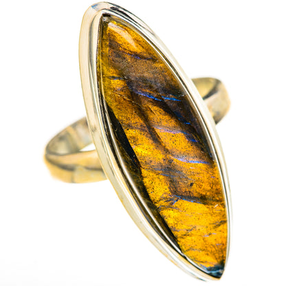Labradorite Rings handcrafted by Ana Silver Co - RING128070 - Photo 2