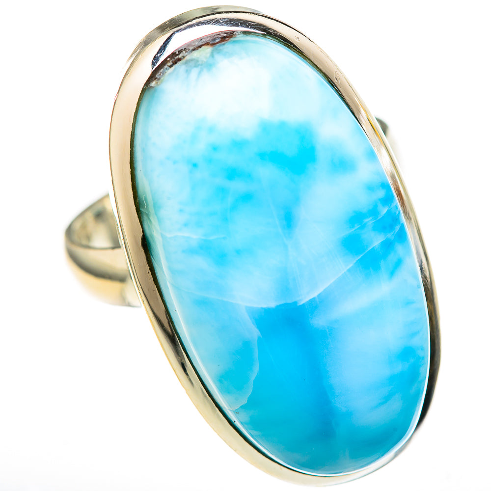 Larimar Rings handcrafted by Ana Silver Co - RING128071 - Photo 2