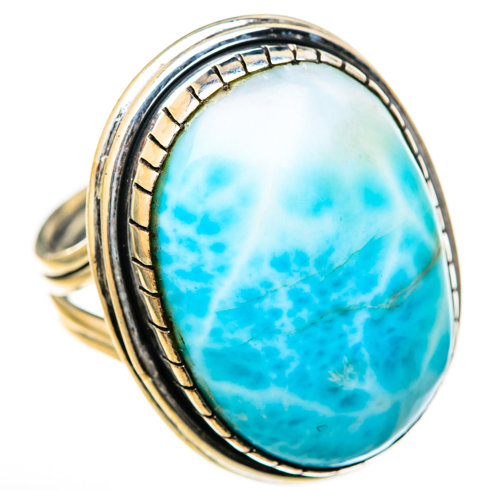 Larimar Rings handcrafted by Ana Silver Co - RING128074 - Photo 2
