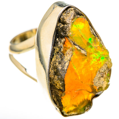 Ethiopian Opal Rings handcrafted by Ana Silver Co - RING128091 - Photo 2