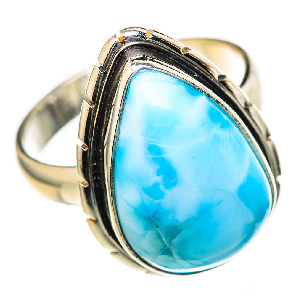 Larimar Rings handcrafted by Ana Silver Co - RING128094 - Photo 2