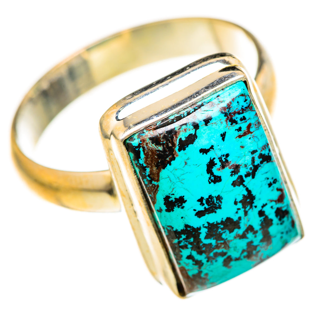 Shattuckite Rings handcrafted by Ana Silver Co - RING128097 - Photo 2