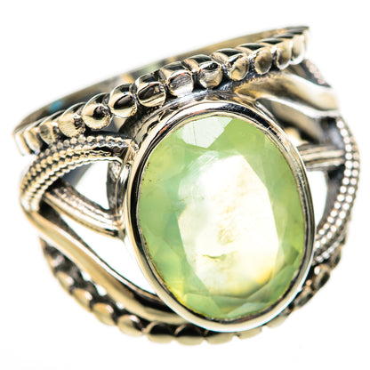 Prehnite Rings handcrafted by Ana Silver Co - RING128100 - Photo 2