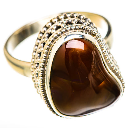 Mexican Fire Agate Rings handcrafted by Ana Silver Co - RING128105 - Photo 2