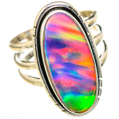 Aura Opal Rings handcrafted by Ana Silver Co - RING128116 - Photo 2