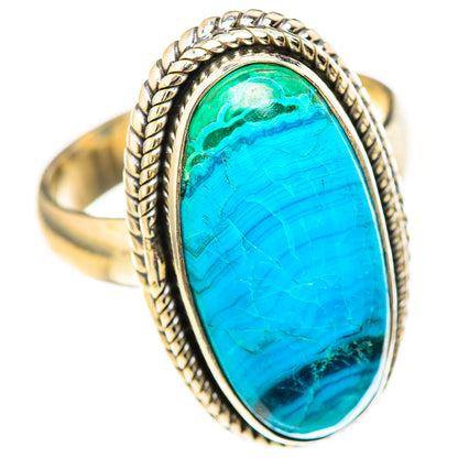 Chrysocolla Rings handcrafted by Ana Silver Co - RING128119 - Photo 2
