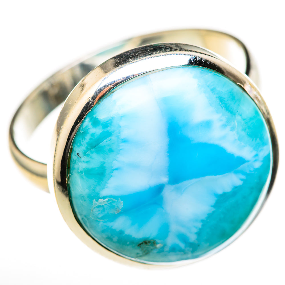 Larimar Rings handcrafted by Ana Silver Co - RING128120 - Photo 2