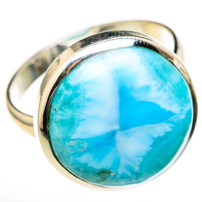 Larimar Rings handcrafted by Ana Silver Co - RING128120 - Photo 2
