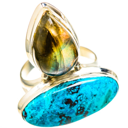 Shattuckite Rings handcrafted by Ana Silver Co - RING128164 - Photo 2