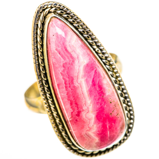 Rhodochrosite Rings handcrafted by Ana Silver Co - RING128177 - Photo 2