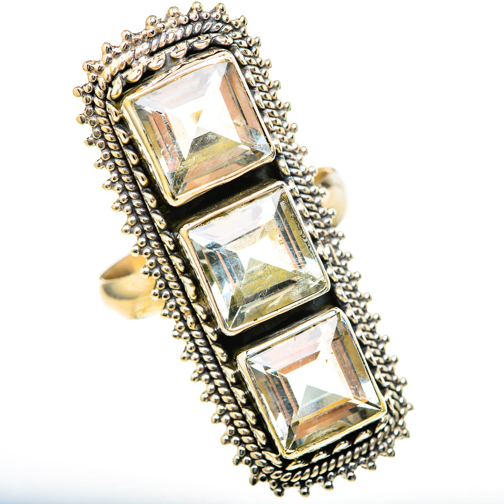White Quartz Rings handcrafted by Ana Silver Co - RING128179 - Photo 2